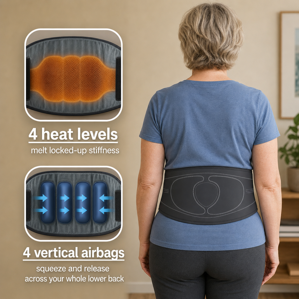 Daywick Air Fusion heat therapy and four-zone air compression features