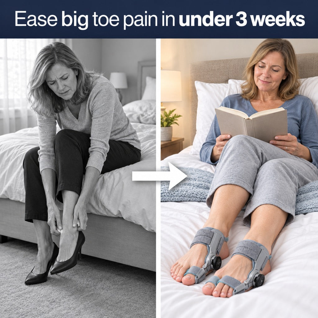 Daywick AlignStep Bunion Corrector before and after
