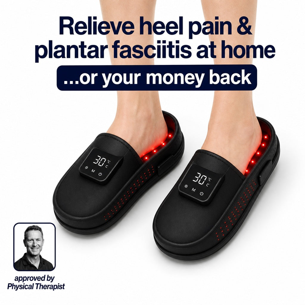 RedStep slippers close-up for heel pain and plantar fasciitis