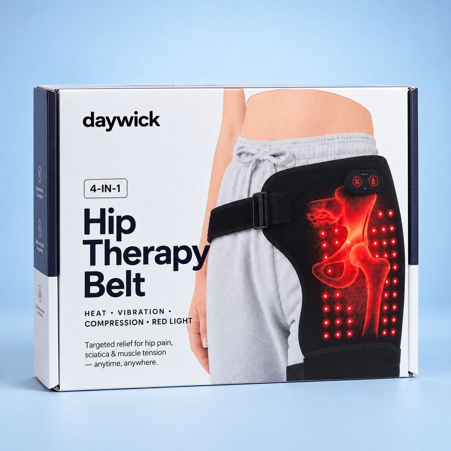 The Daywick 4-in-1 Hip Therapy Belt box