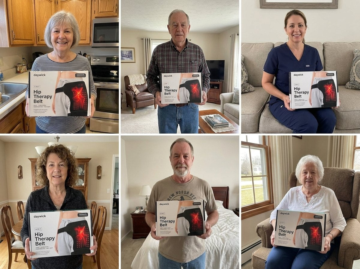 Daywick customers with their Hip Therapy Belt