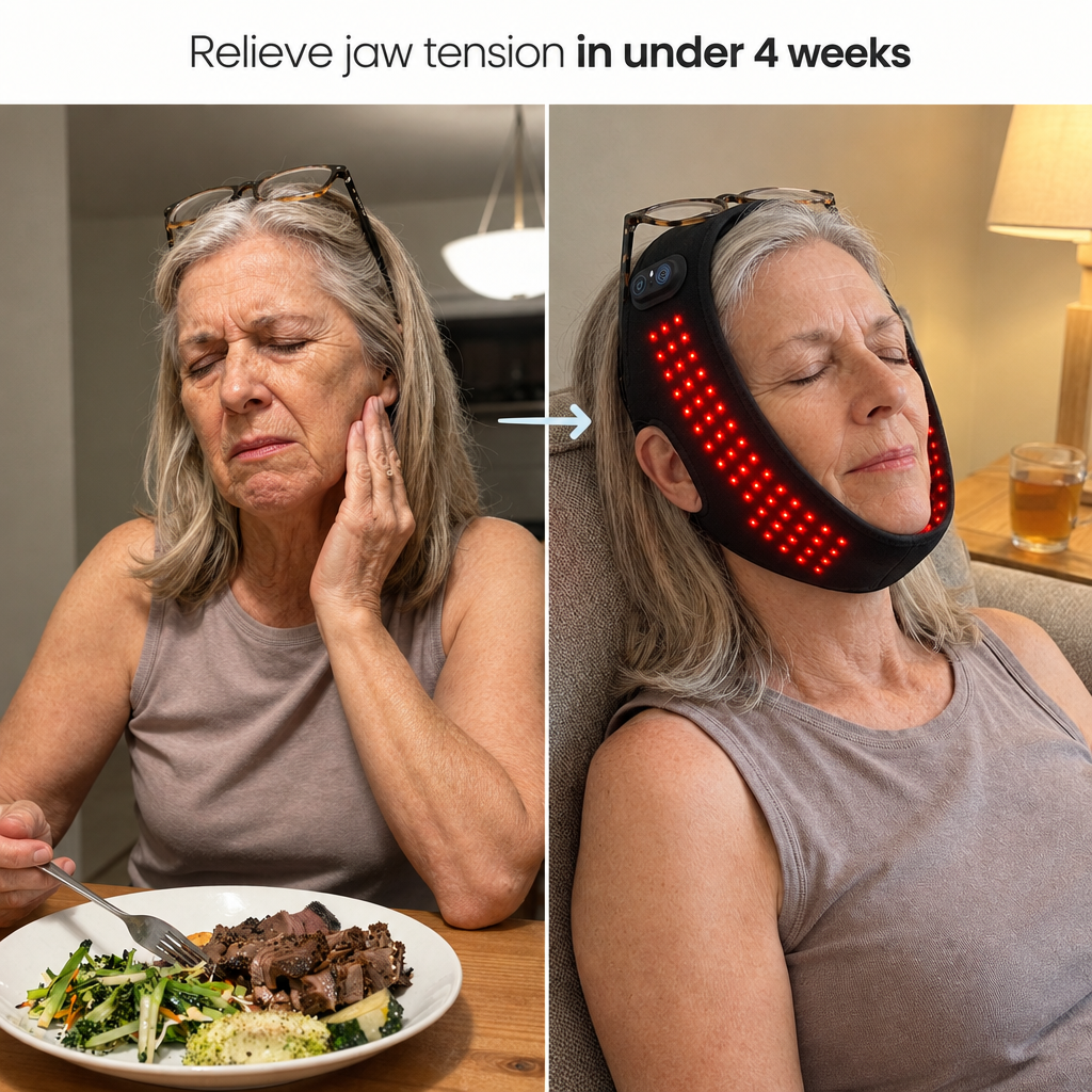 Daywick TMJ Therapy Wrap - before after