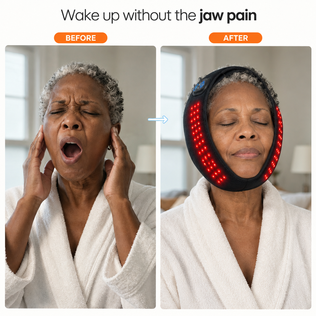 Daywick TMJ Therapy Wrap - before after