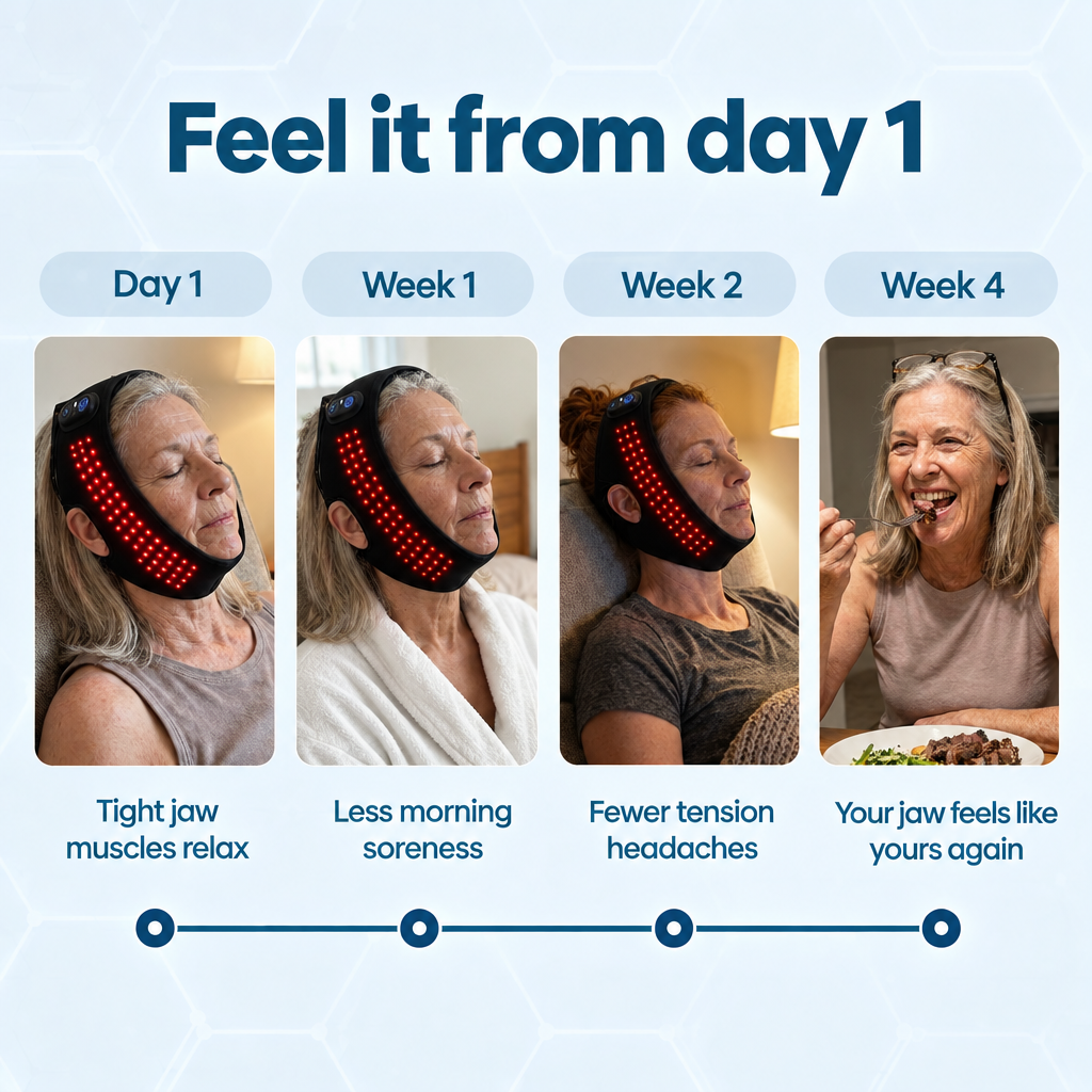 Daywick TMJ Therapy Wrap - timeline