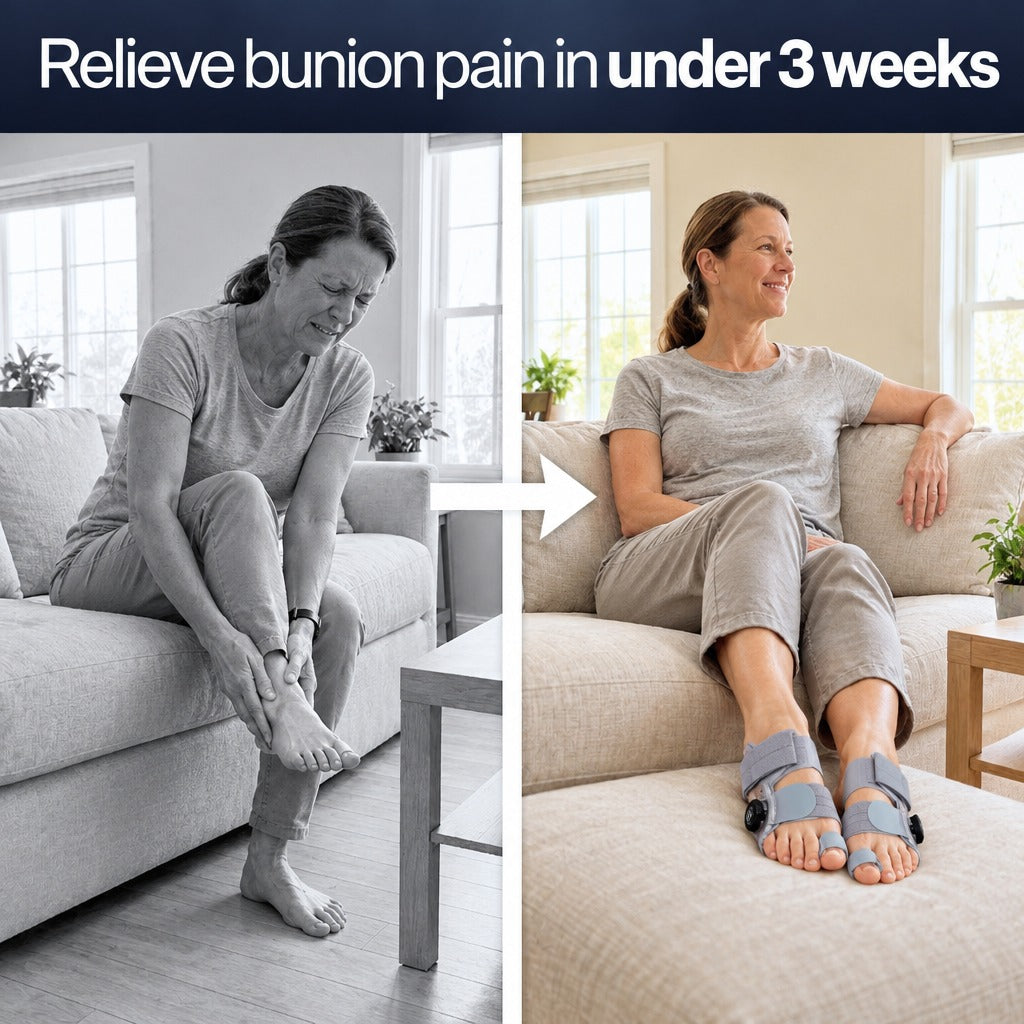 Daywick AlignStep Bunion Corrector before and after