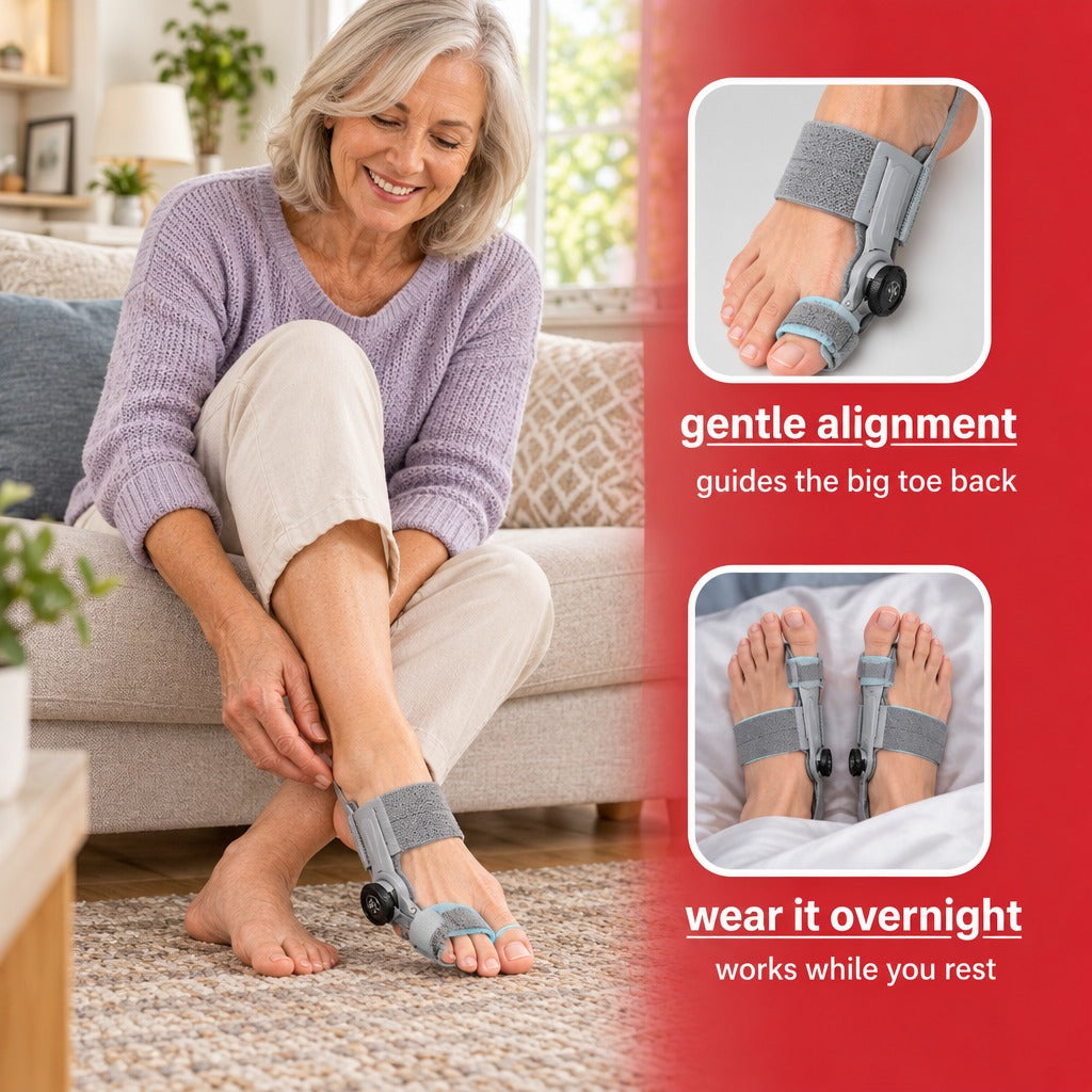 Daywick AlignStep Bunion Corrector feature close-ups
