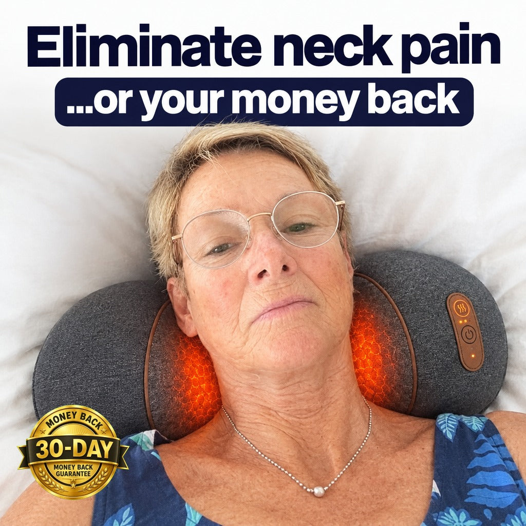 Daywick Neck Fusion Heated Pillow money-back guarantee