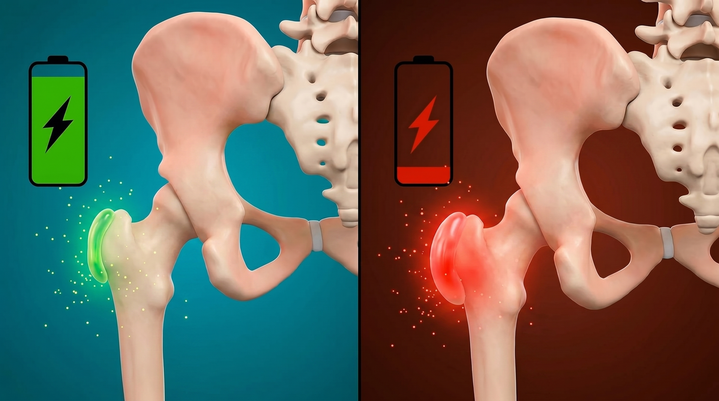 Hip bursitis cycle comparison
