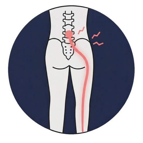 Sciatica & pain down the leg