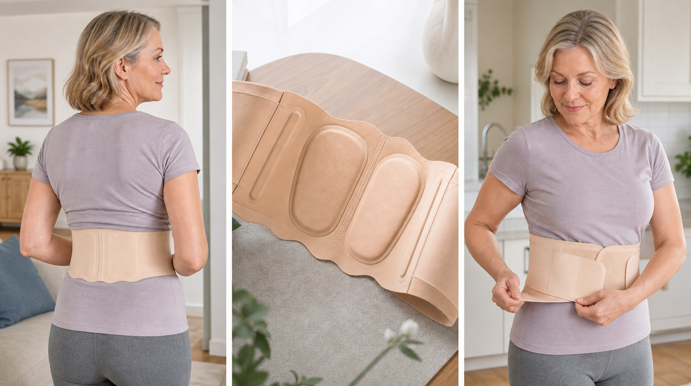 BareSupport lower back support modes visual