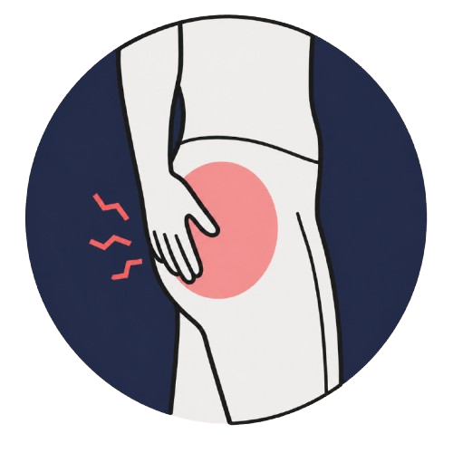 Hip bursitis icon