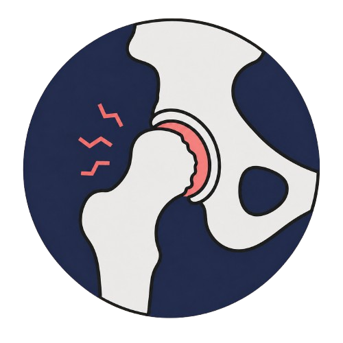 Hip arthritis icon