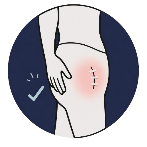 Post-surgery recovery icon