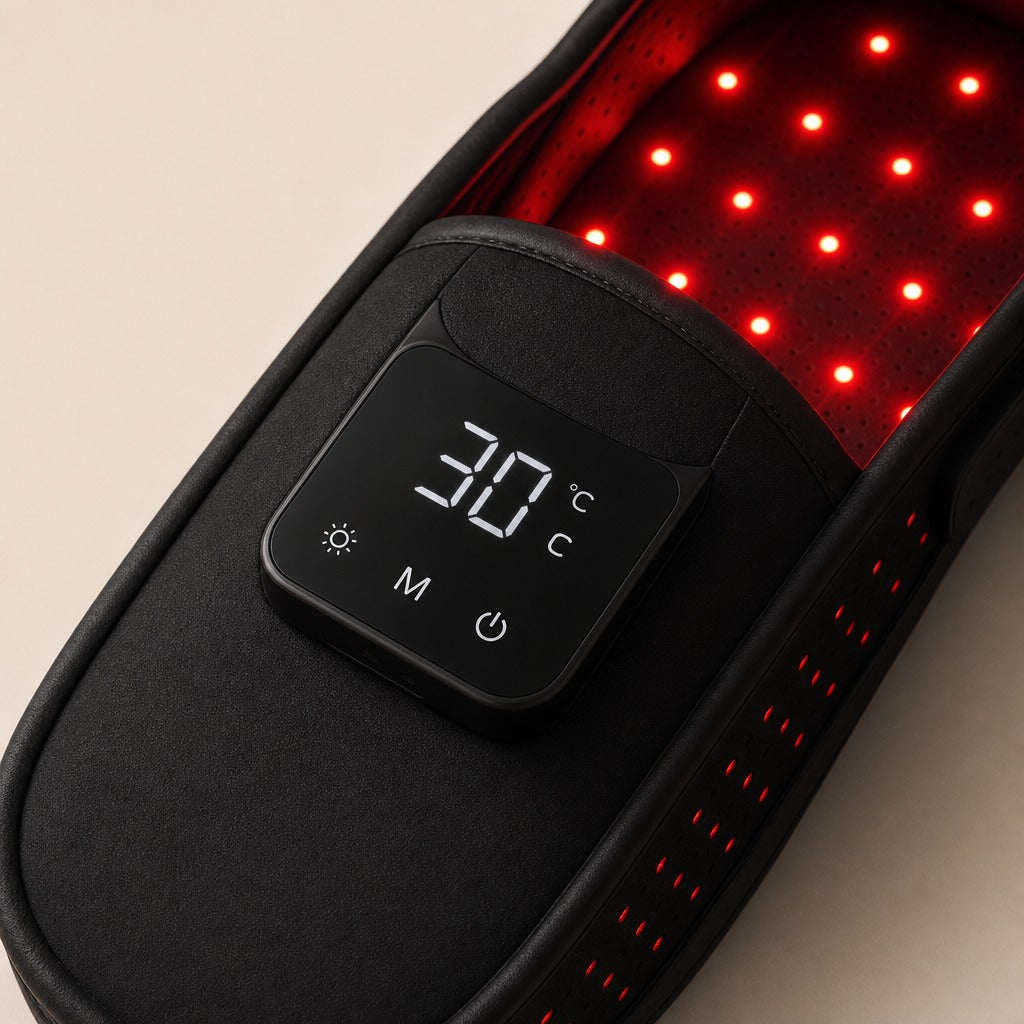 RedStep warming heat control and illuminated footbed