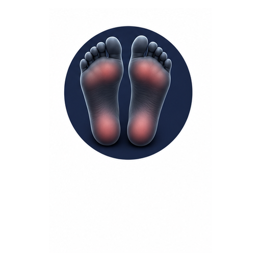 Tired feet icon