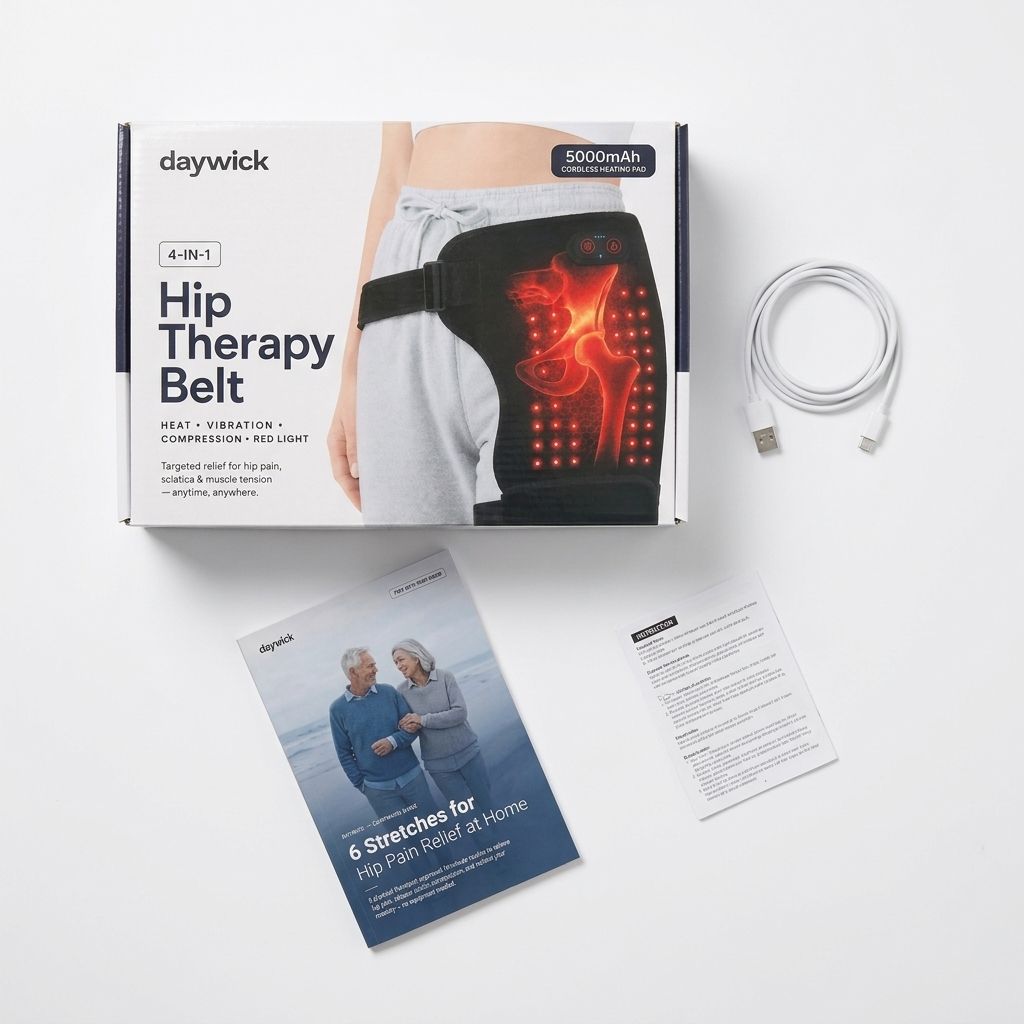 Everything included: the belt box, the eBook, the USB cable and instructions