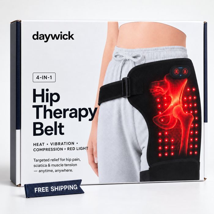 The Daywick 4-in-1 Hip Therapy Belt box