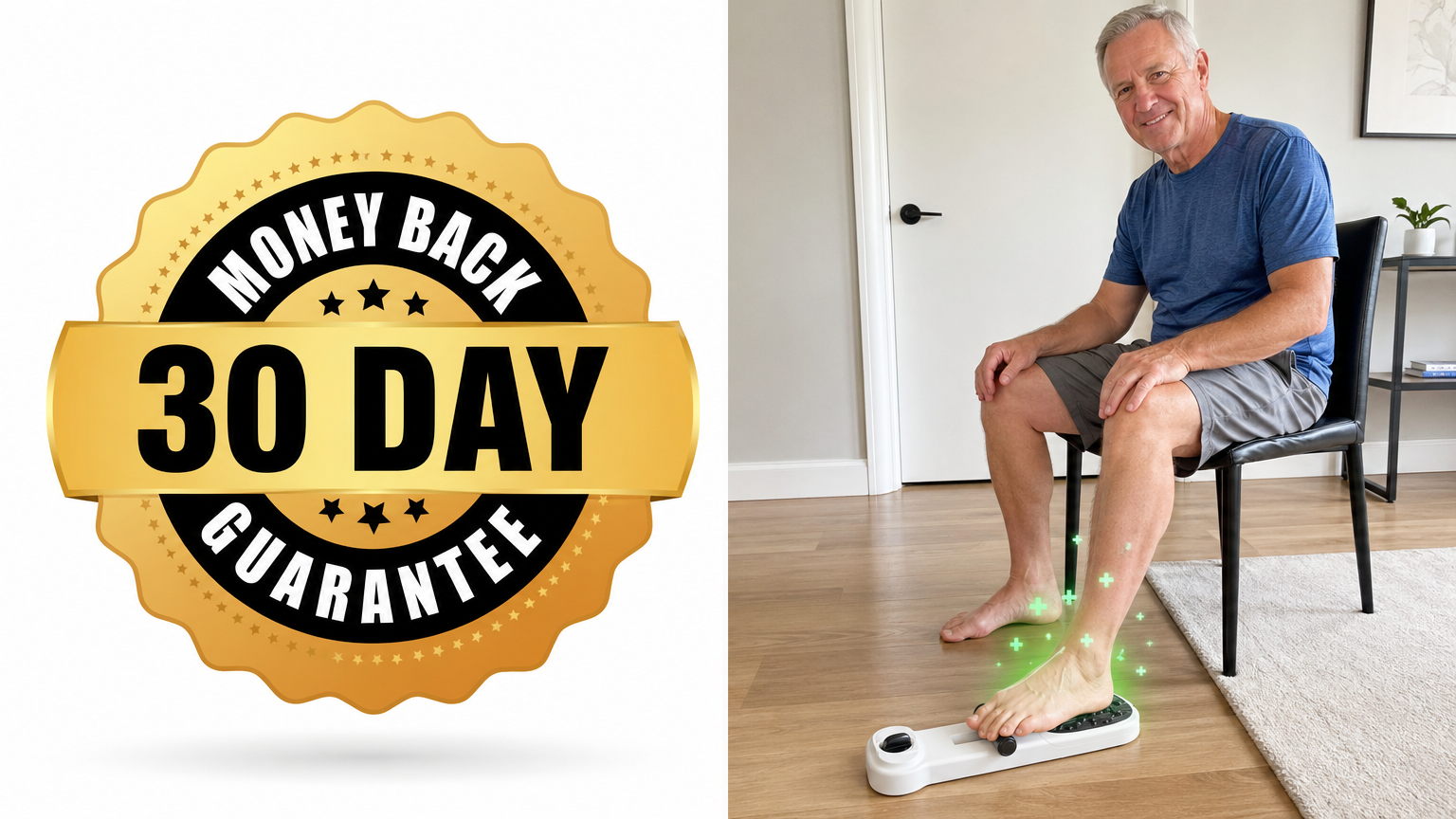 SteadyStep arch support trainer 30-day money-back guarantee