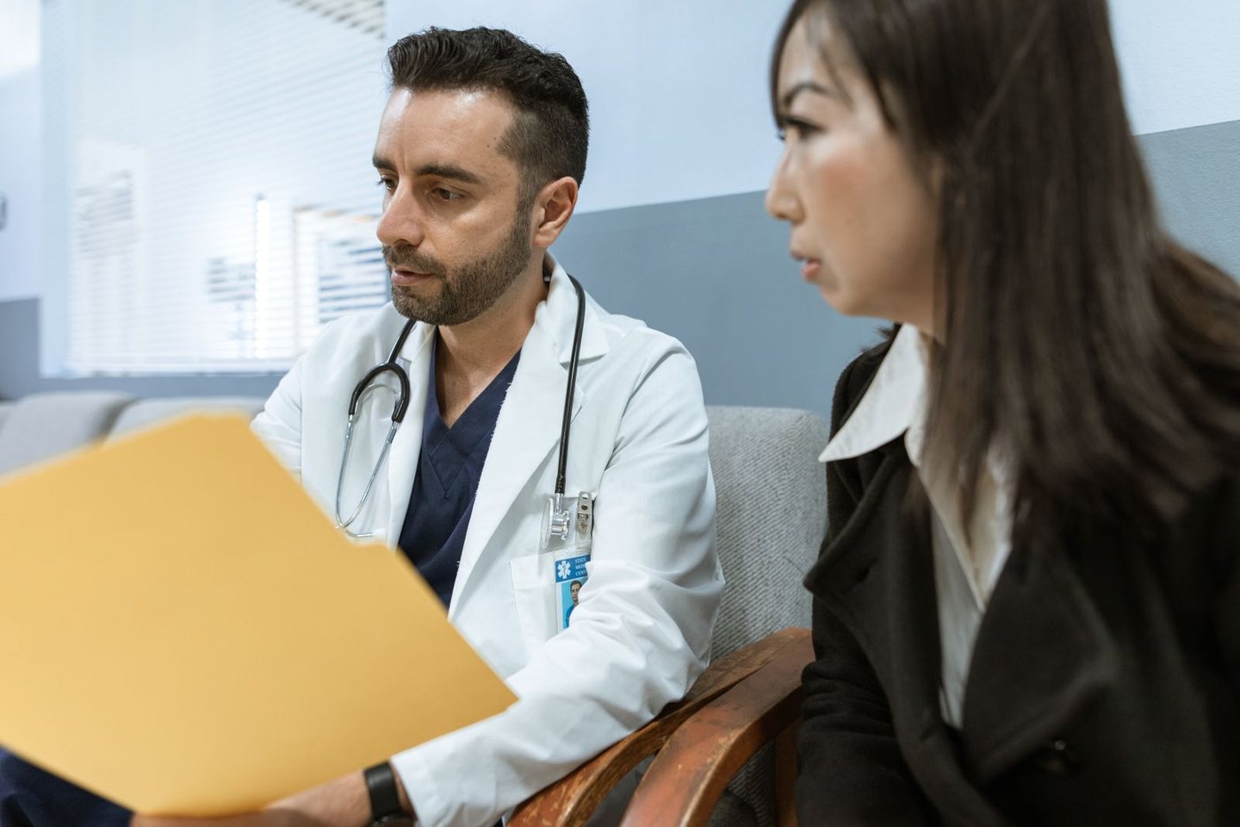 Doctor appointment about hip pain