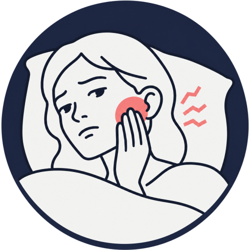 Morning jaw soreness icon